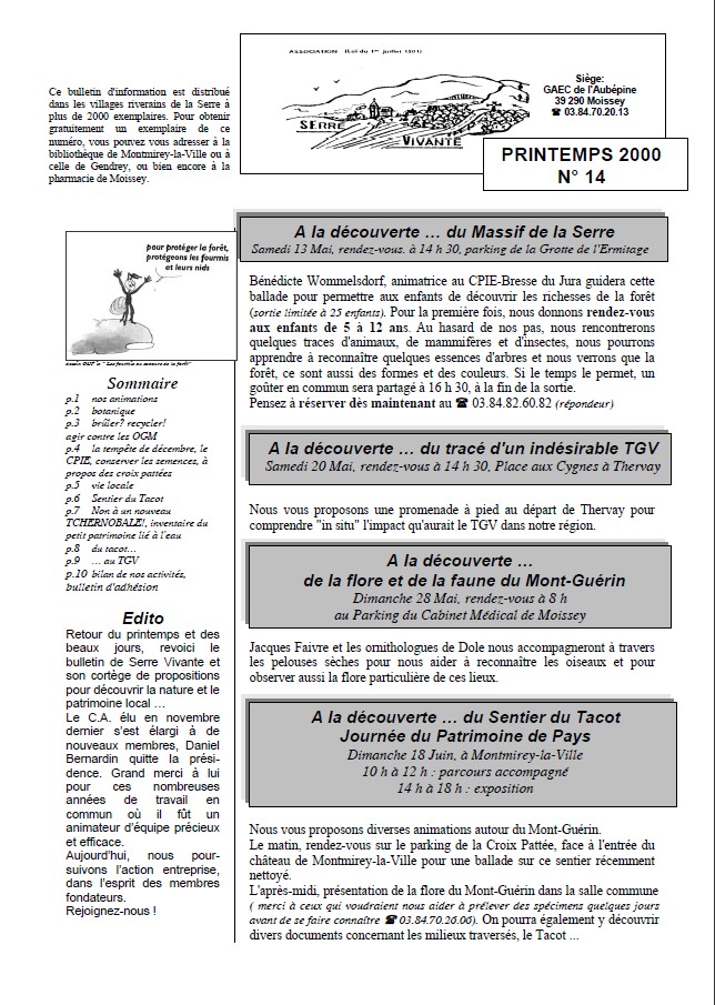 Voir le bulletin