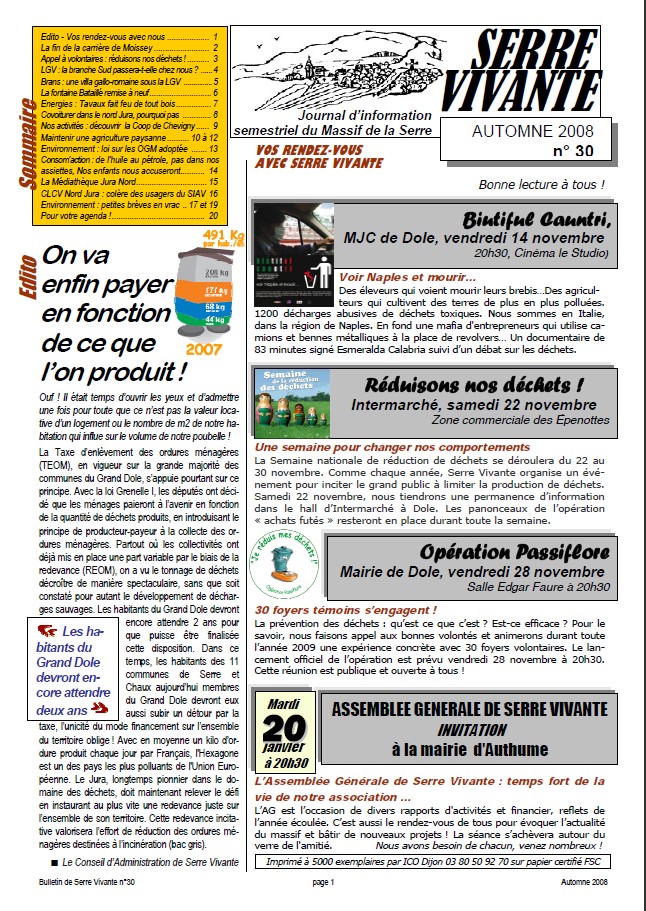 Voir le bulletin