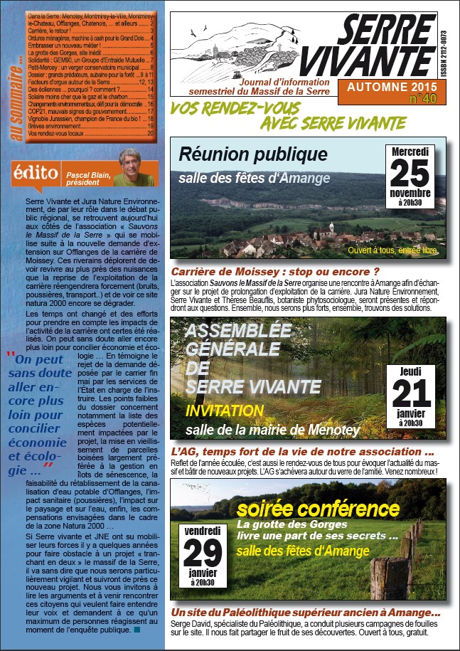 Voir le bulletin