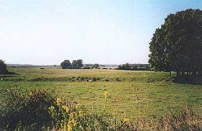 Au fond, le bois de Cronges, sur la commune de Pointre. Au XVIème siècle, Charles-Quint, après son passage dans leur commune, en aurait donné les droits d'usages aux habitants de Montmirey-la-Ville. C'est encore aujourd'hui un bois d'affouages.